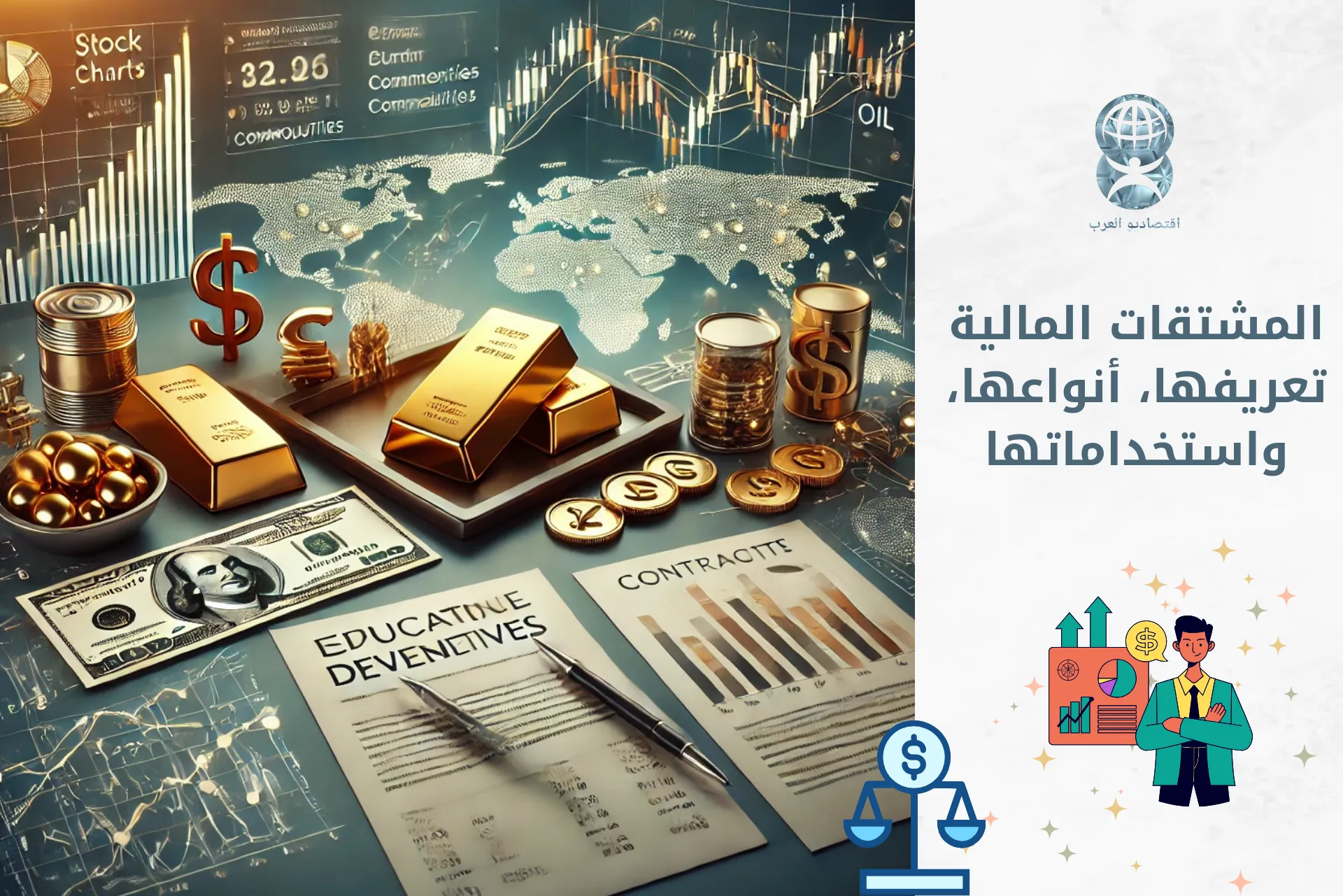 المشتقات المالية | تعريفها، أنواعها، اهميتها