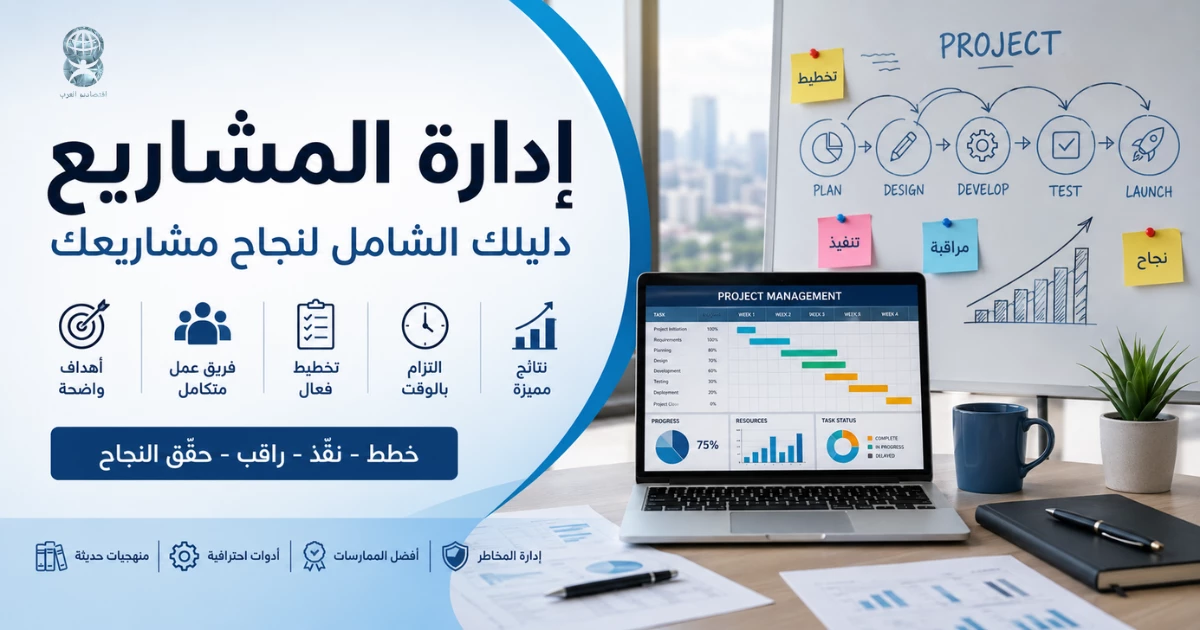 إدارة المشاريع: الدليل الشامل لنجاح المشاريع من التخطيط إلى التنفيذ