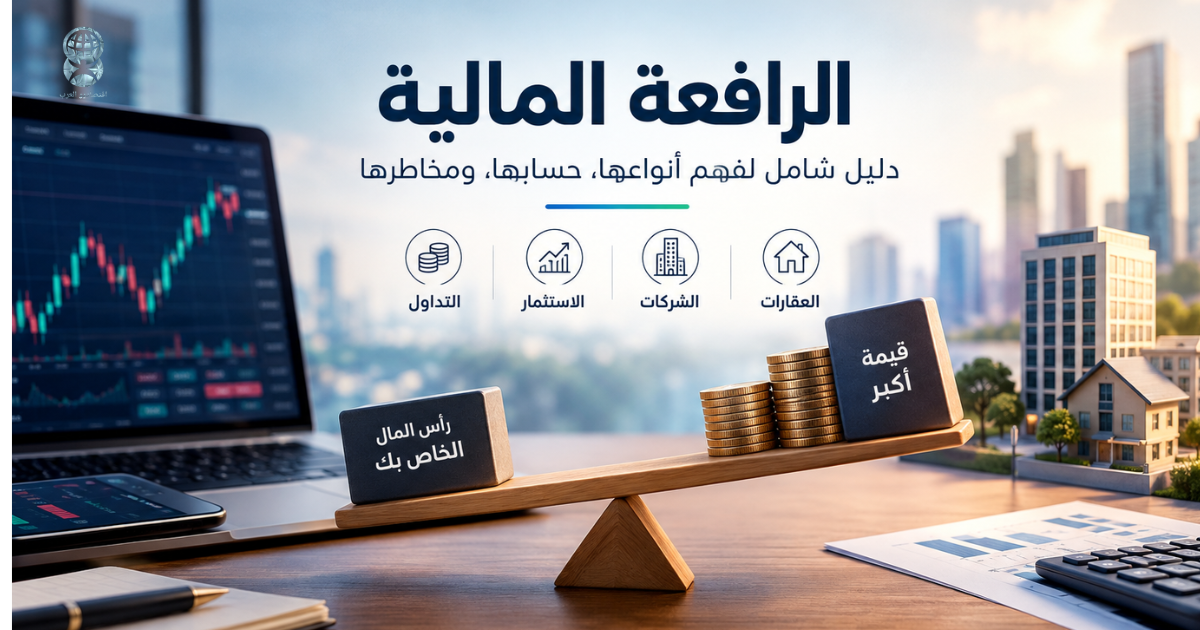 الرافعة المالية: مفهومها وأنواعها وطريقة حسابها ومخاطرها